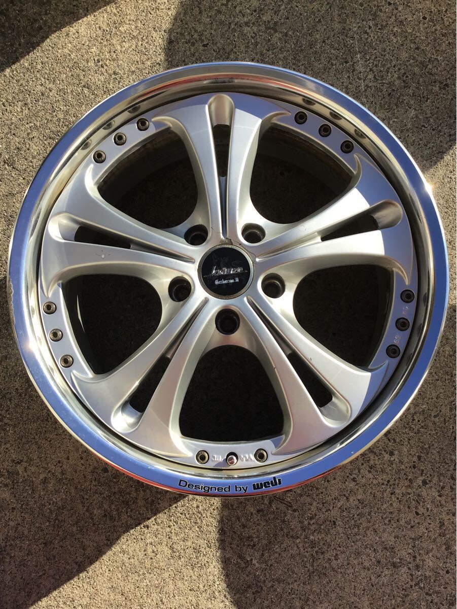 ★希少★Weds kranze ケルベロス2 クレンツェ 社外アルミホイール 18×8J+46 114.3-5H 中古品4本 クレンツェ ケルベロス2 18インチ LXZ 5901深リム CERBERUS