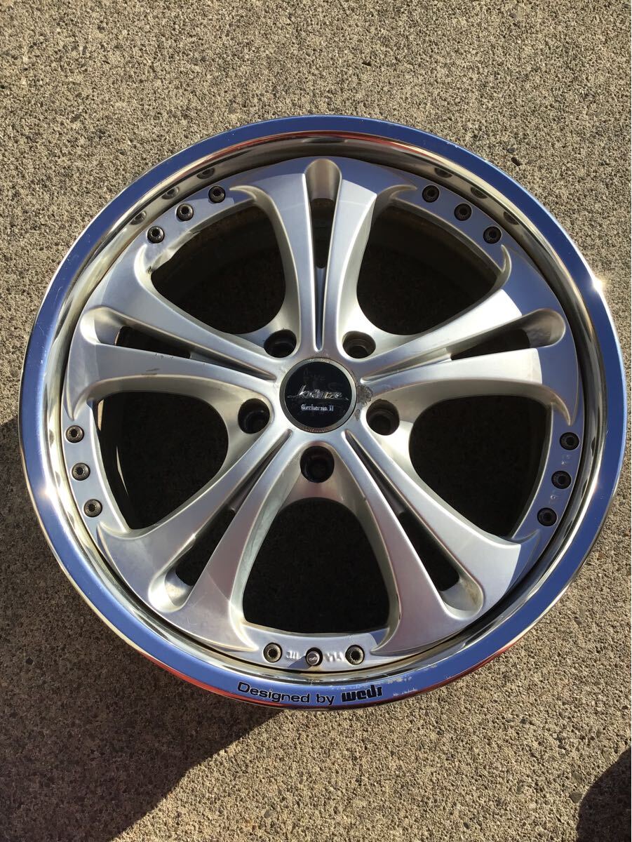 ★希少★Weds kranze ケルベロス2 クレンツェ 社外アルミホイール 18×8J+46 114.3-5H 中古品4本 クレンツェ ケルベロス2 18インチ LXZ 5901深リム CERBERUS