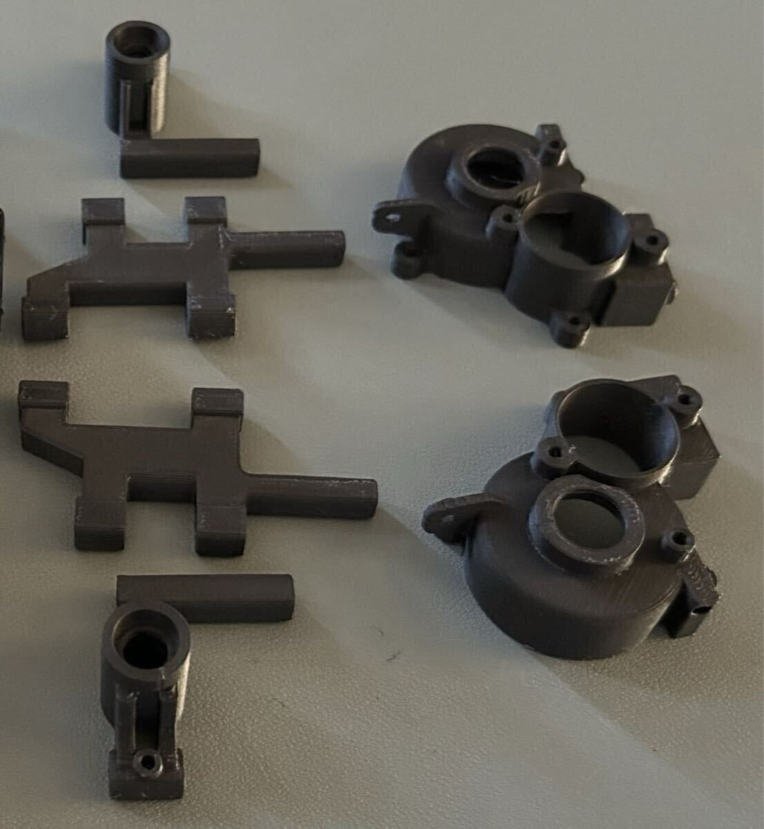 タミヤM06シャーシ ミドシップ改造パーツ 3Dプリンターカーボン混入