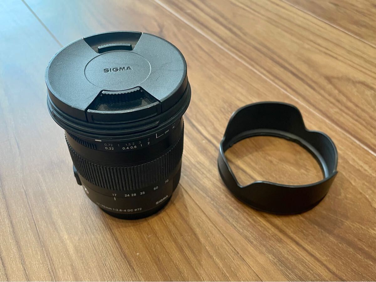 完動品】 Sigma 17-70mm F2.8-F4 Contemporary DC Macro OS SHM シグマ 