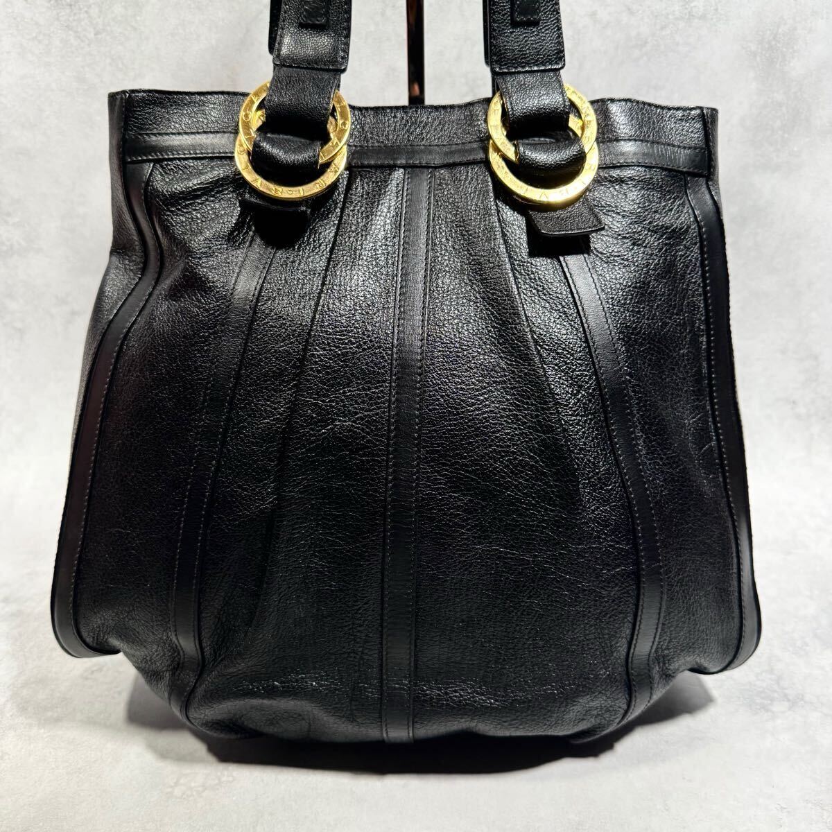 美品/A4収納◎ ブルガリ BVLGARI メンズ ビジネス トートバッグ