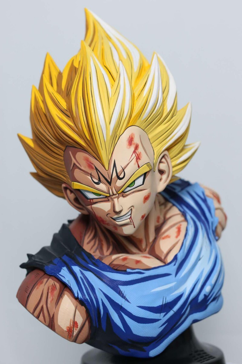 ドラゴンボール フィギュアベジータ リペイント 二次元彩色 2D DRAGON