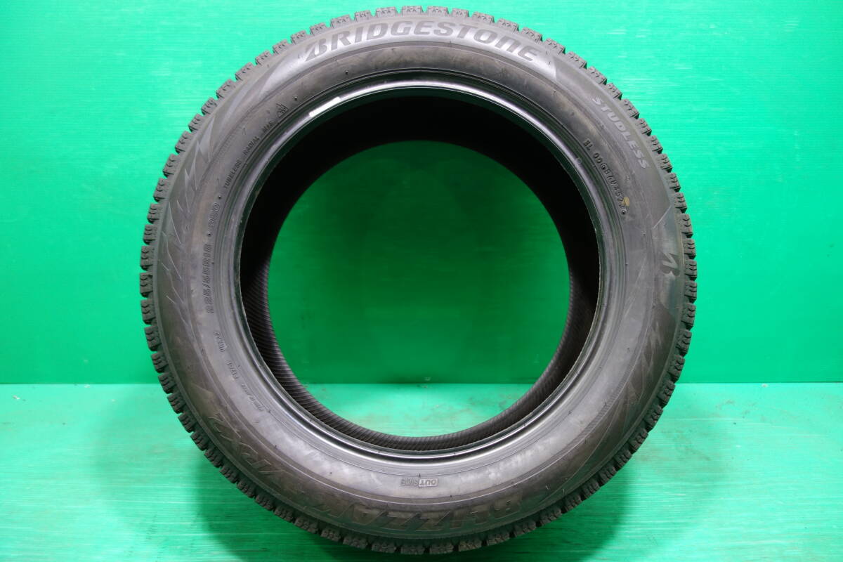 M763-22 送料無料 225/55R18 スタッドレスタイヤ 1本 ブリヂストン