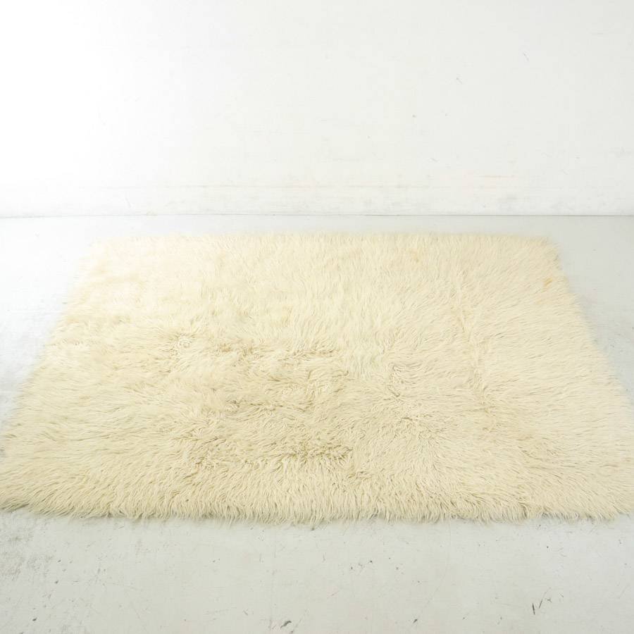 ムートン ラグ 210×145cm 厚さ4cm 天然羊毛 長方形 カーペット 絨毯