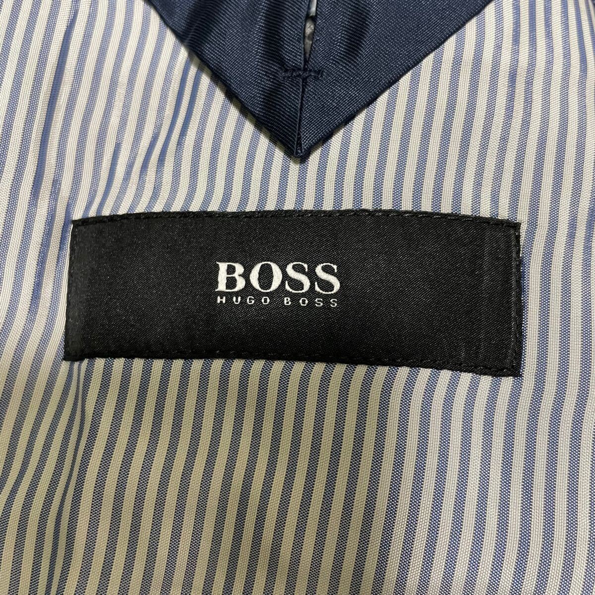 希少56サイズ ヒューゴボス【圧倒的高級感】HUGO BOSS テーラード 