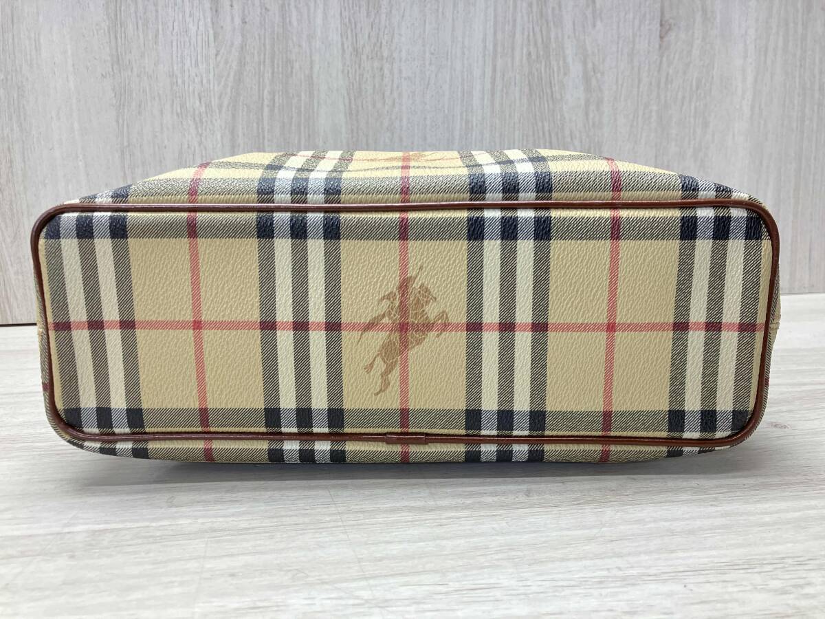 BURBERRY LONDON/バーバリーロンドン PVCトートバッグ ハンドバッグ 
