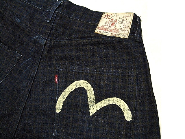 EVISU エヴィス デニム 虎 虎柄 タイガー 刺繍 EVISU エヴィス 虎 刺繍 