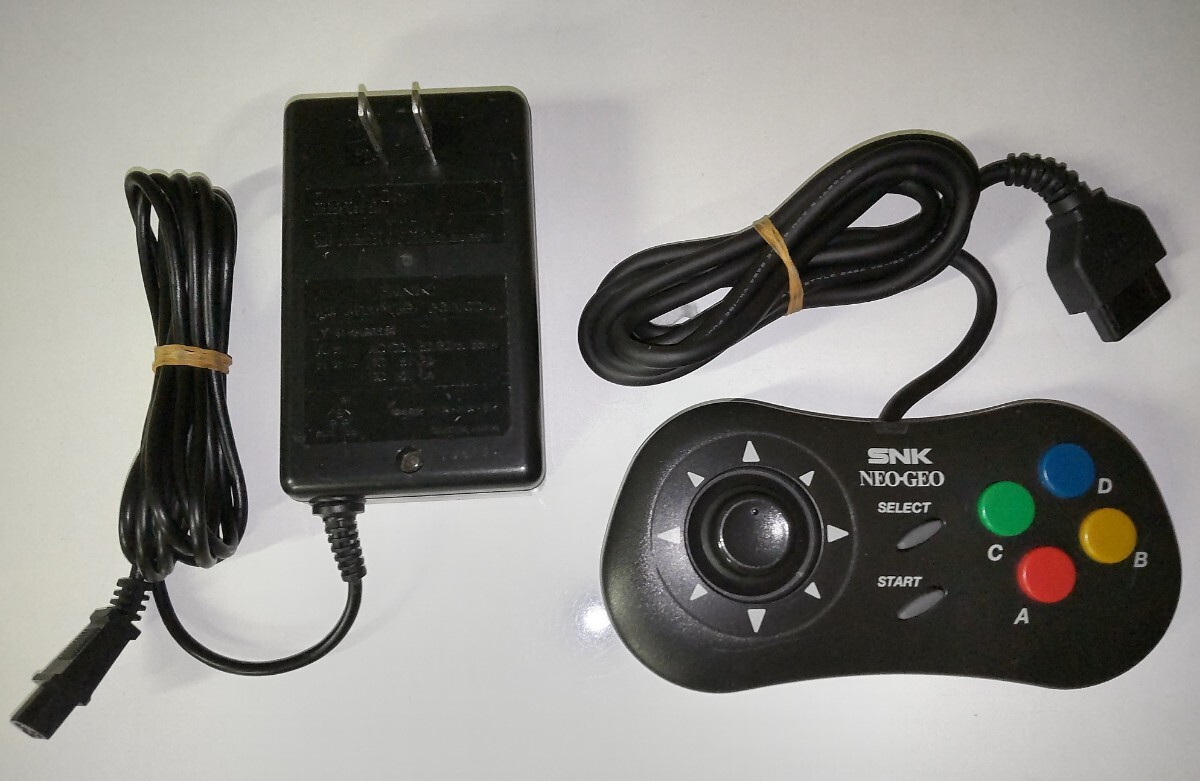 SNK NEO-GEO ネオジオCD コントローラー ACアダプター 2個セット 