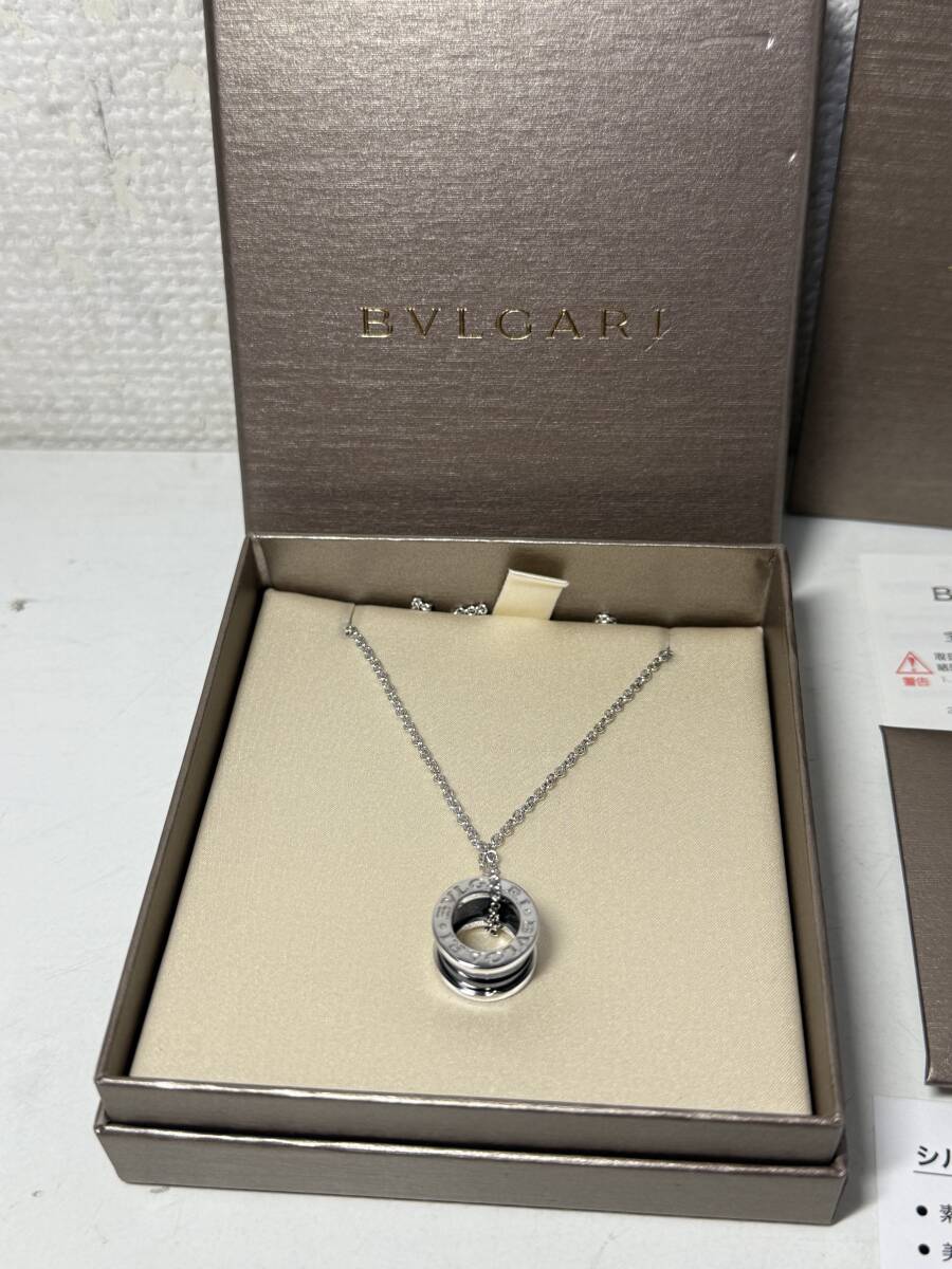 極美品【ブルガリ】 BVLGARI ネックレス B-ZERO1 ビーゼロワン