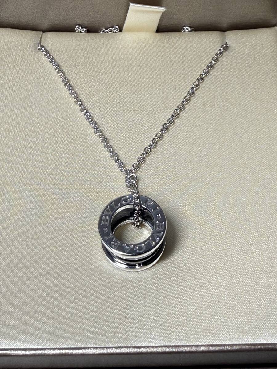 極美品【ブルガリ】 BVLGARI ネックレス B-ZERO1 ビーゼロワン