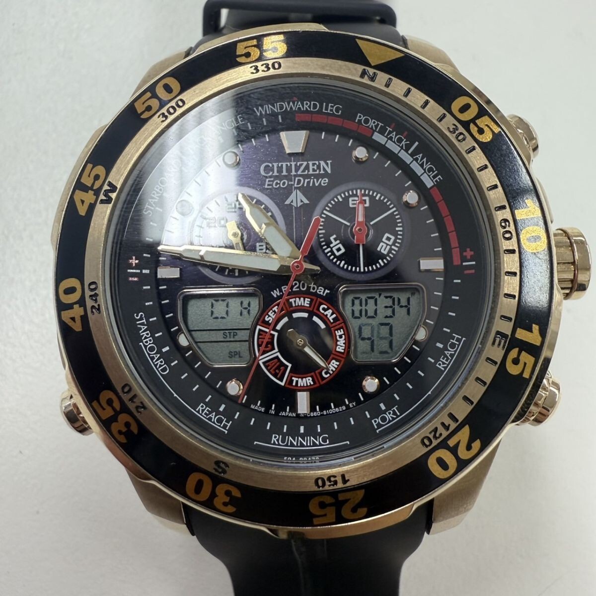 シチズン CITIZEN エコドライブ Yahoo!オークション A610-SG5-136 プ 