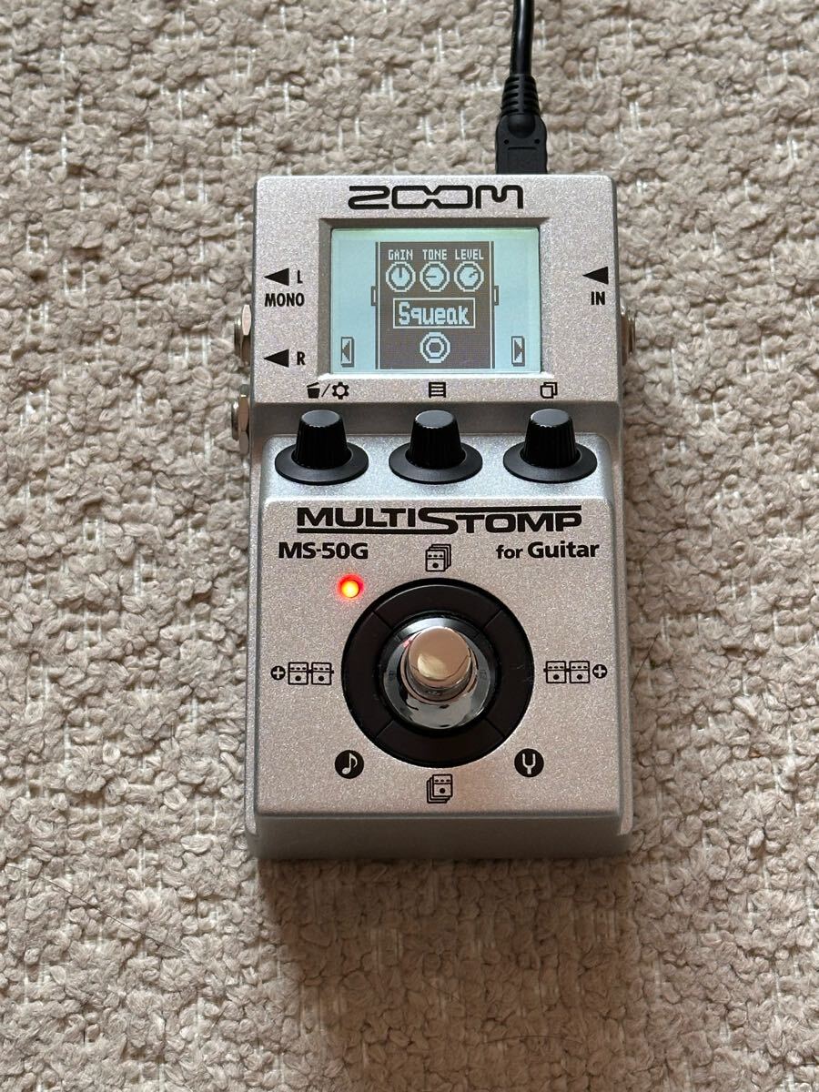 Zoom MULTISTOMP MS-50G ACアダプター付き 楽器・機材 ZOOM MS-50G