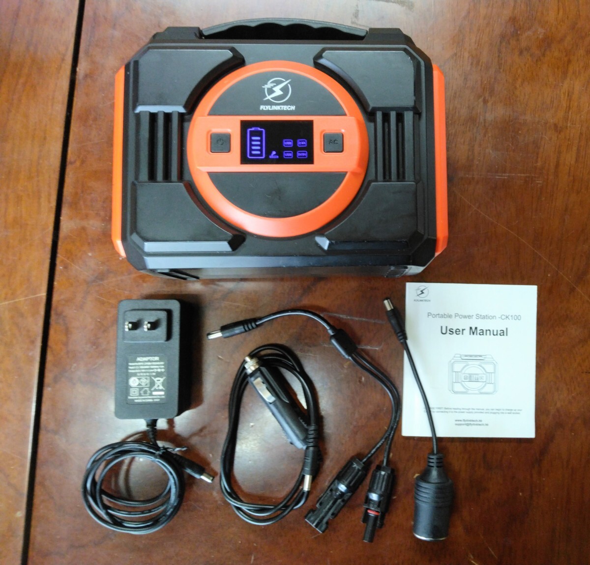FLYLINKTECH CK100 ポータブル電源 大容量75000mAh/277.5Wh 非常用