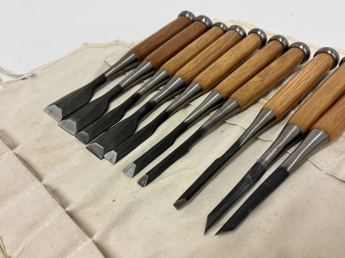 鑿 ノミ のみ 10本セット 銘無し 詳細不明 大工道具 工具