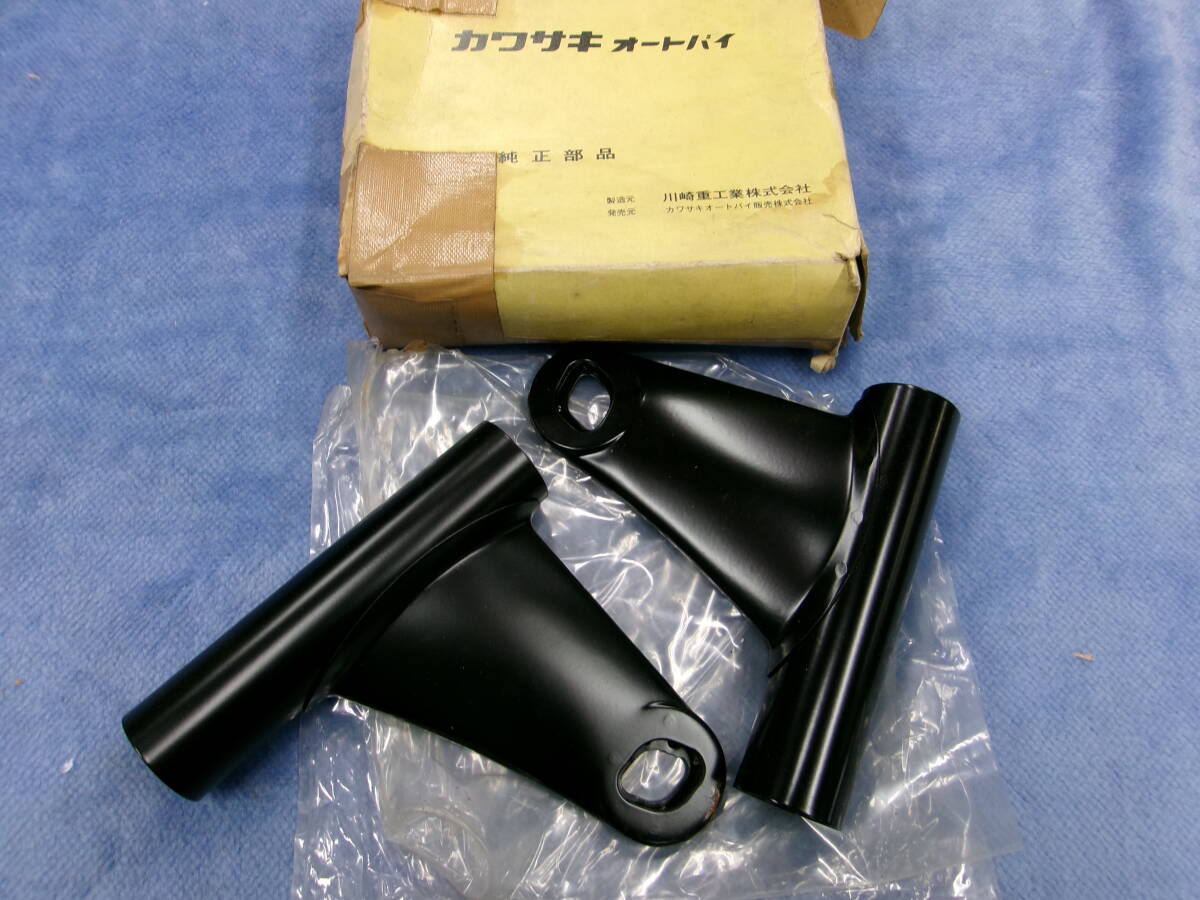 K654 当時物 純正 KH400 ライトステー 0028 検) KH250 S3 S1 マッハ