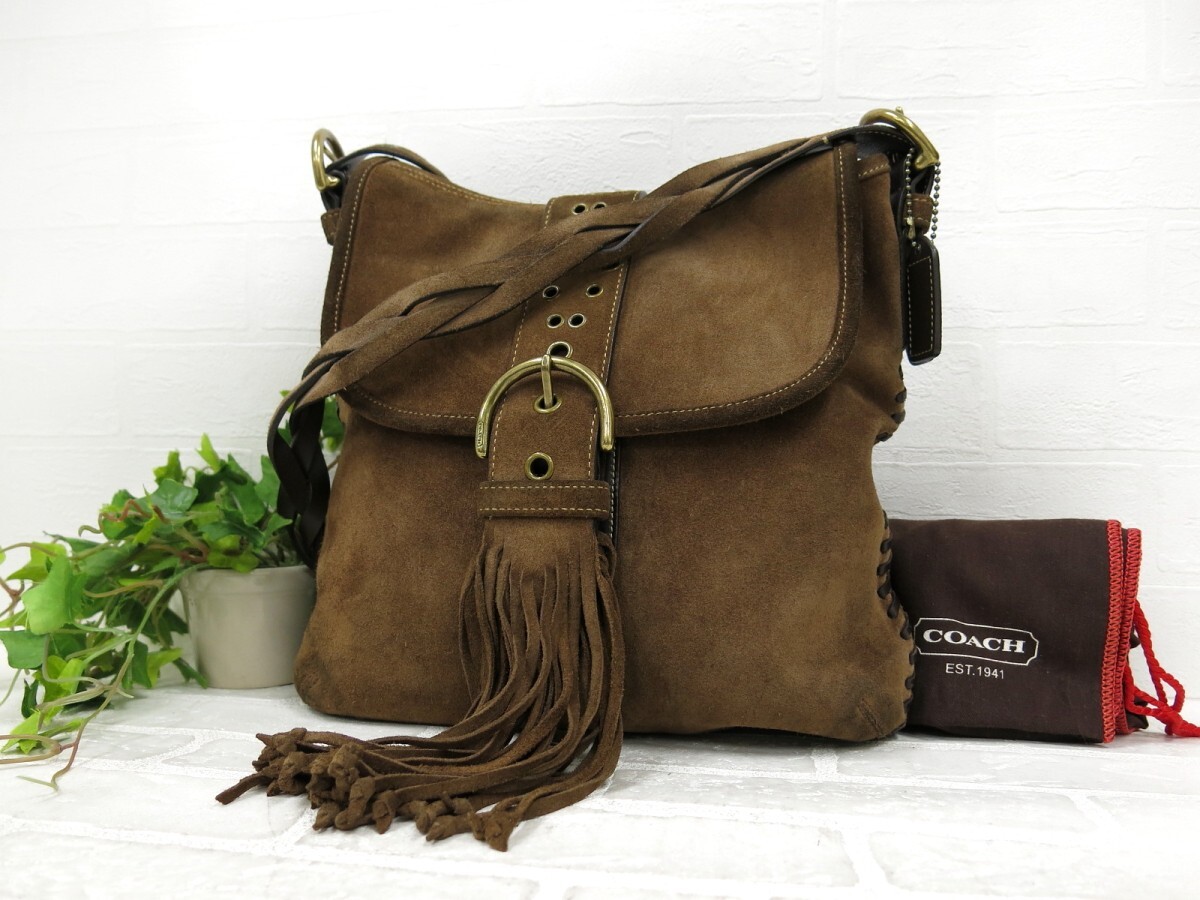 レディースファッション 【美品】COACH コーチ ショルダーバッグ 