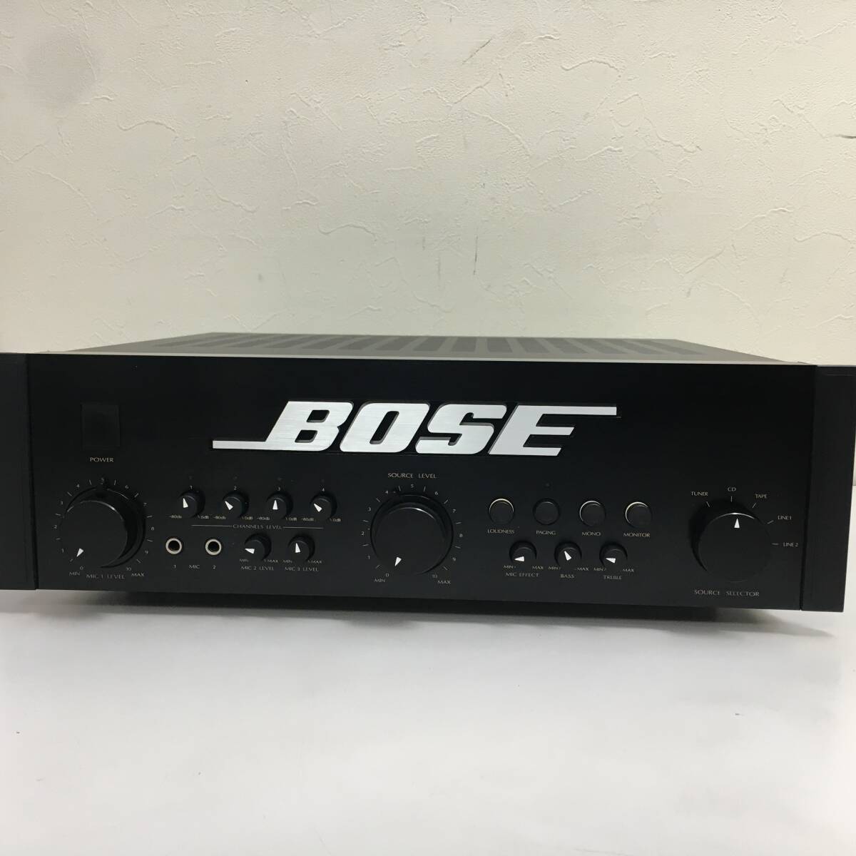 BOSE ボーズ 4702-Ⅲ 4CHプリメインアンプ オーディオ機器　通電確認のみ 