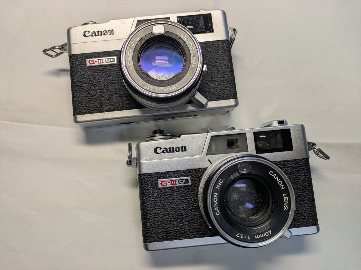 カメラ ジャンクCanon QL レンジファインダーカメラ 50mm 3台