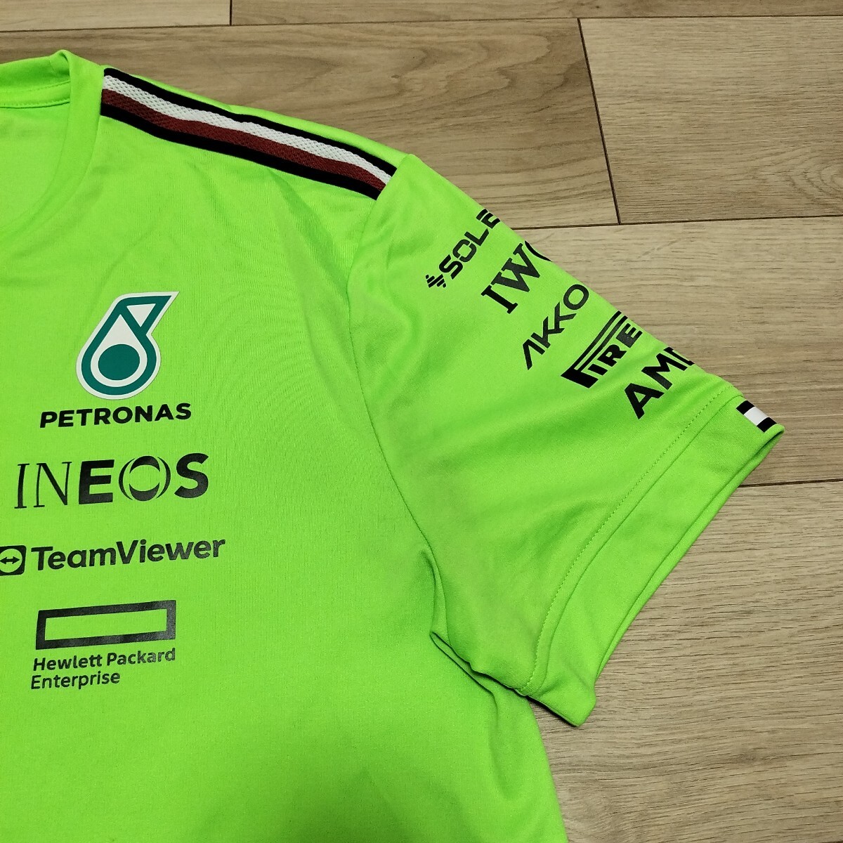 2024 メルセデスAMGペトロナスF1 チーム支給品 セットアップTシャツ