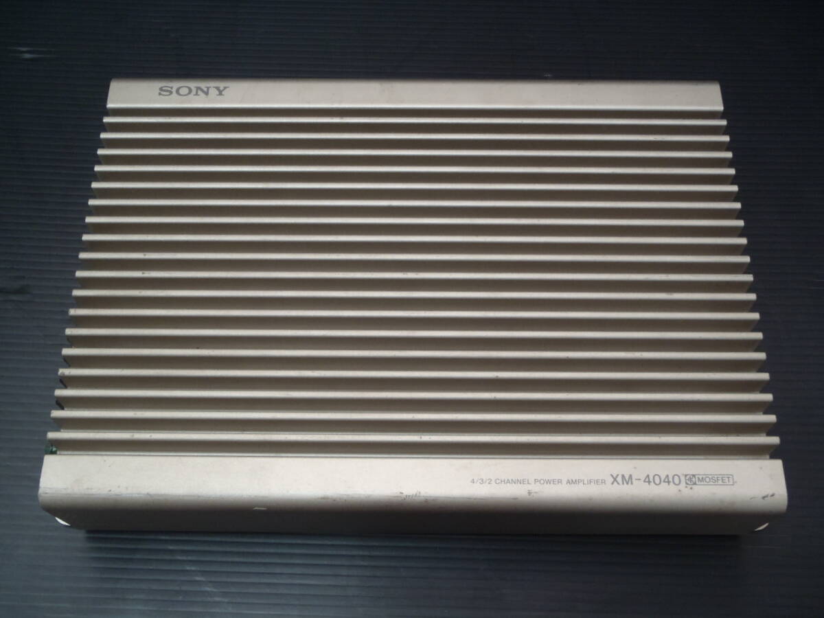 超激得，セール SONY 4/3/2 CHANNEL POWRE AMPLIFIER XM-4040 MOSFET ソニー パワーアンプ(アンプ)｜売買されたオークション情報、yahooの商品情報をアーカイブ公開 - オークファン アンプ