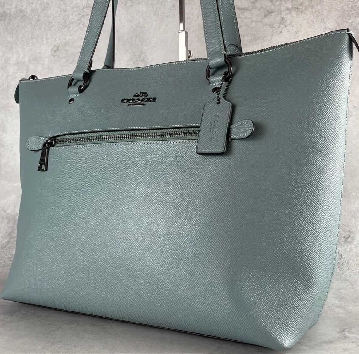 極美品/希少色 COACH コーチ メンズ 大容量 ビジネスバッグ トート 