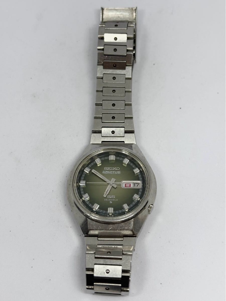 5 SEIKO 5 ACTUS セイコー ファイブ アクタス 自動巻き AT オートマチック 25石 デイデイト6106-7690 メンズ 腕時計 動作品