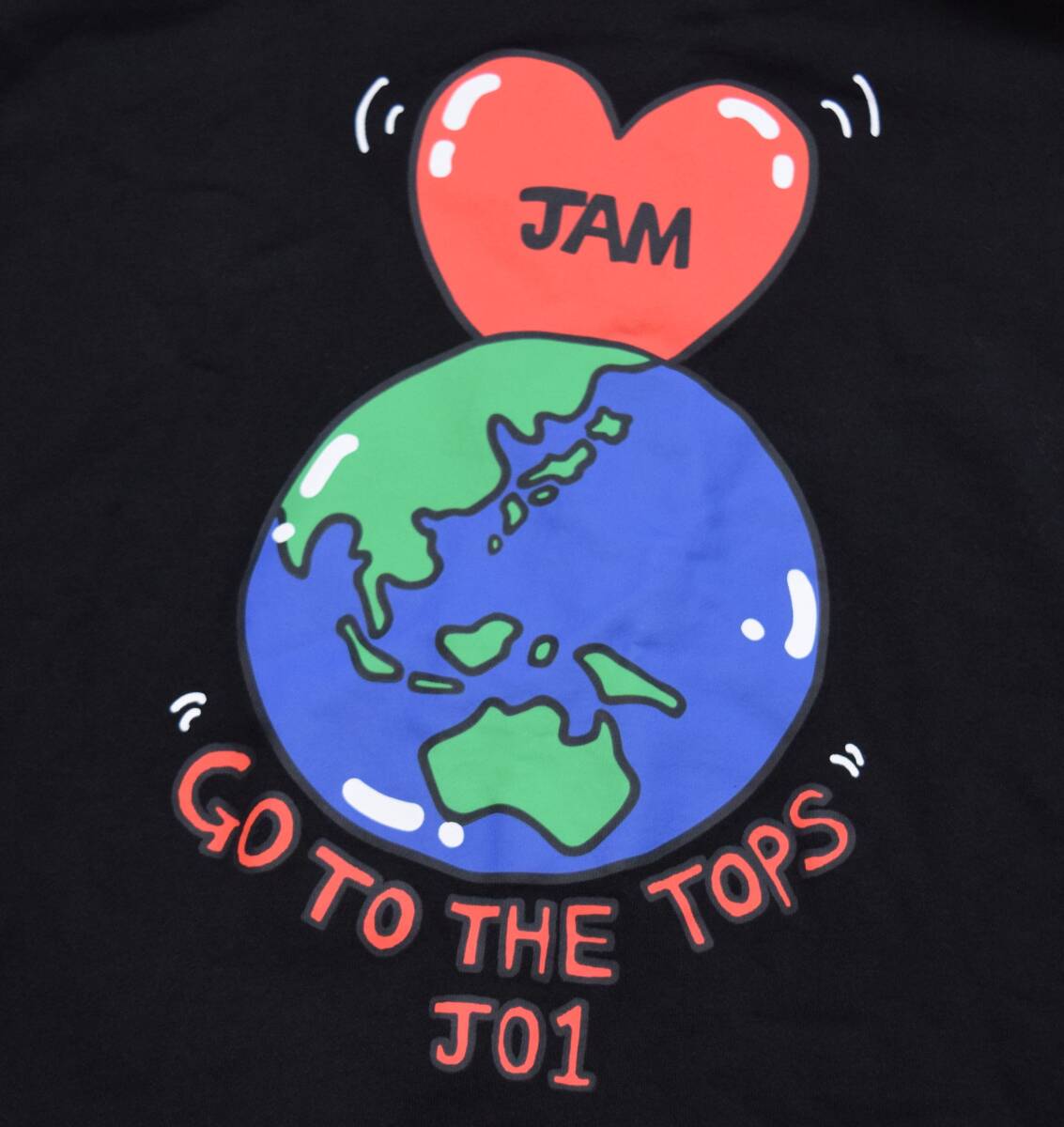 JO1 LIVE OPEN THE DOOR スウェット パーカー GO TO THE TOPS 黒