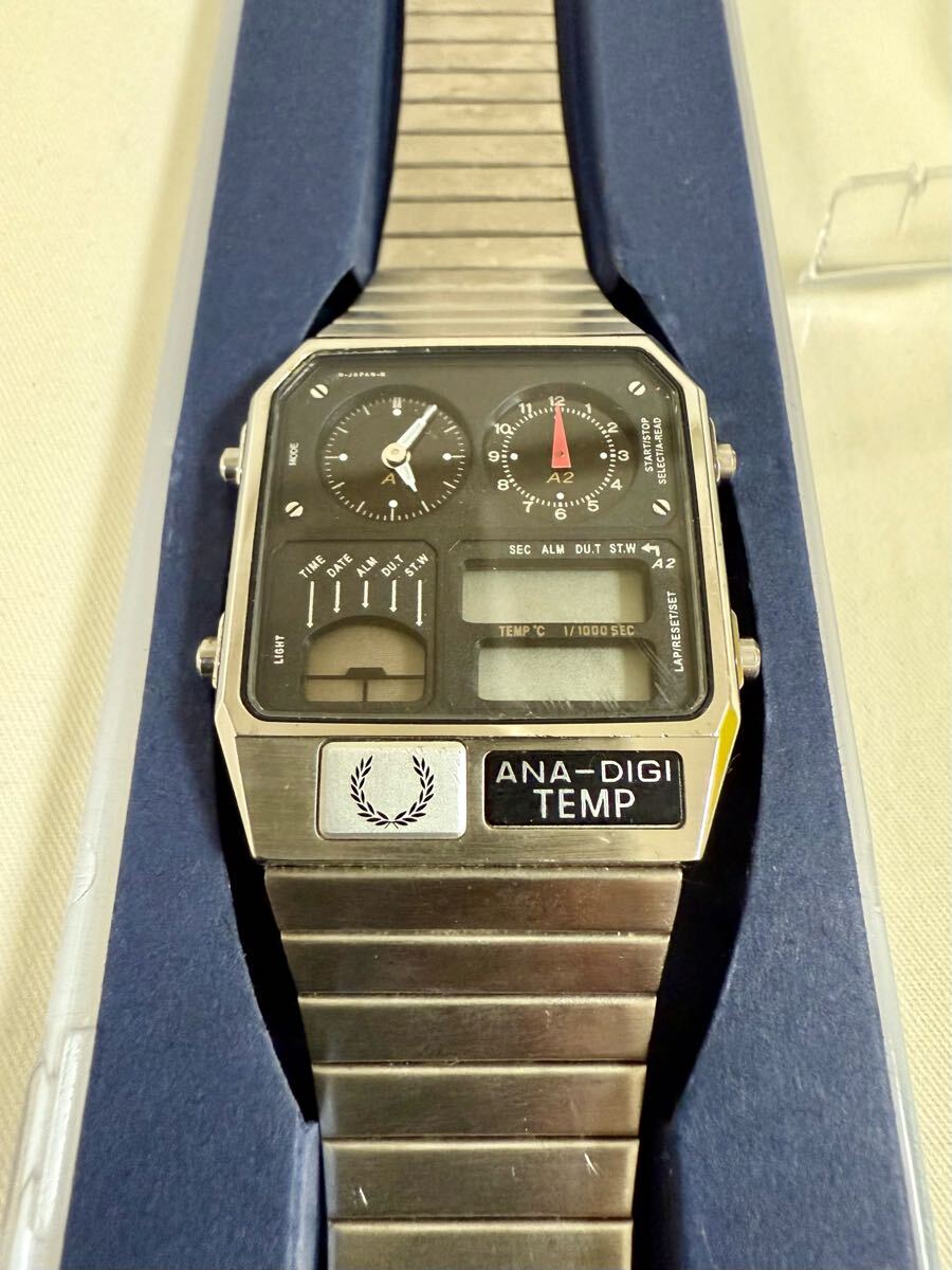現状品】 CITIZEN シチズン 腕時計 アナデジテンプ クォーツ 不動品