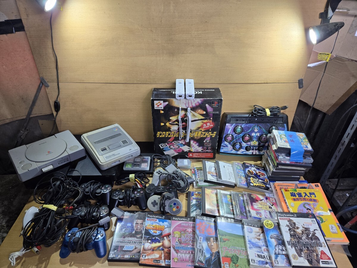 【S】プレステ　スーパーファミコン　コントローラー　ソフト　まとめ売り　レア物入りかも？