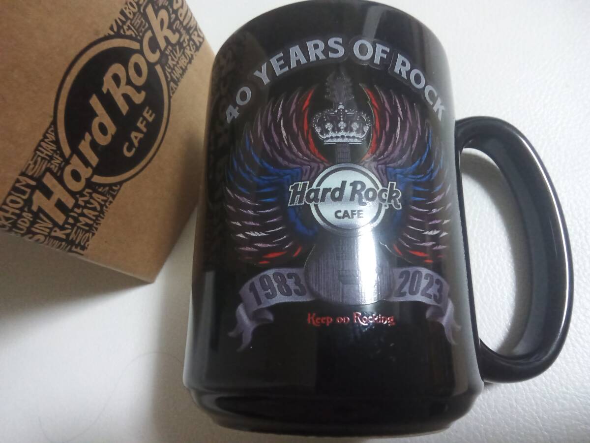 【HardRockCafe】 ハードロックカフェ　４０周年記念の東京マグカップ　新品未使用_1