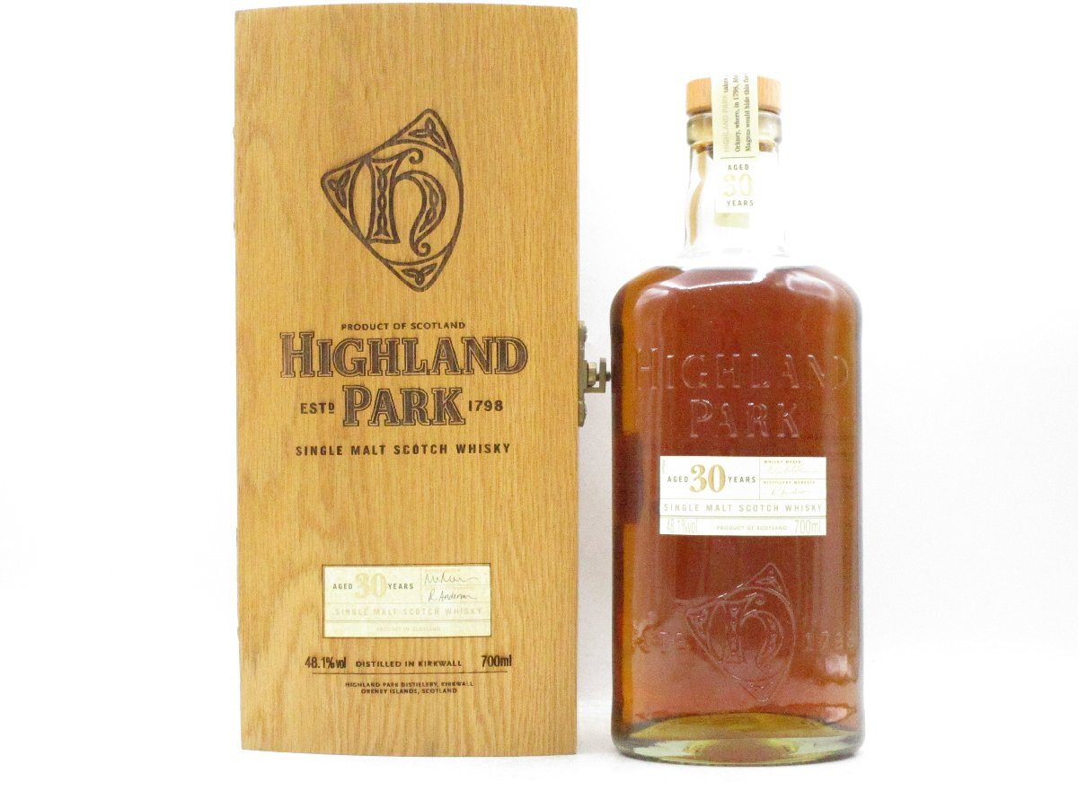 同梱不可 1円～HIGHLAND PARK 30年 ハイランドパーク シングルモルト 
