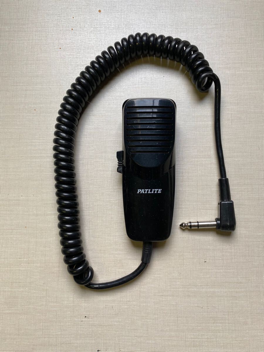 パトライト サイレンアンプ マイク SDM-07 パトライト PATLITE SAP-500BZ SDM-07 マイク付属 電子サイレンアンプ