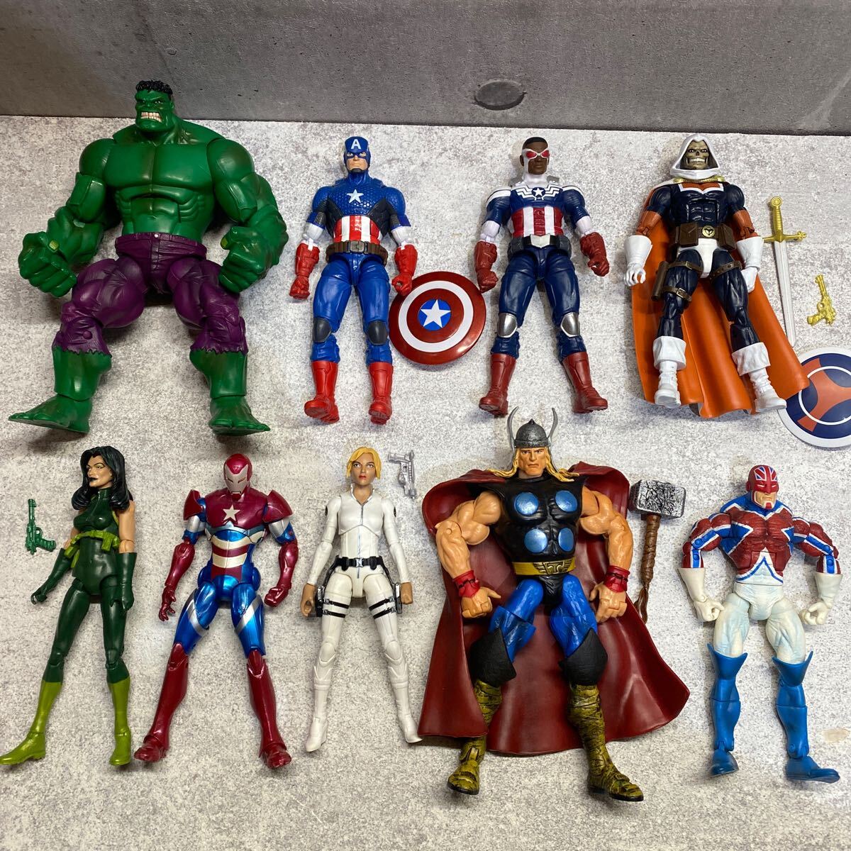 ルース品】マーベルレジェンド まとめ 9体セット キャプテンアメリカ 