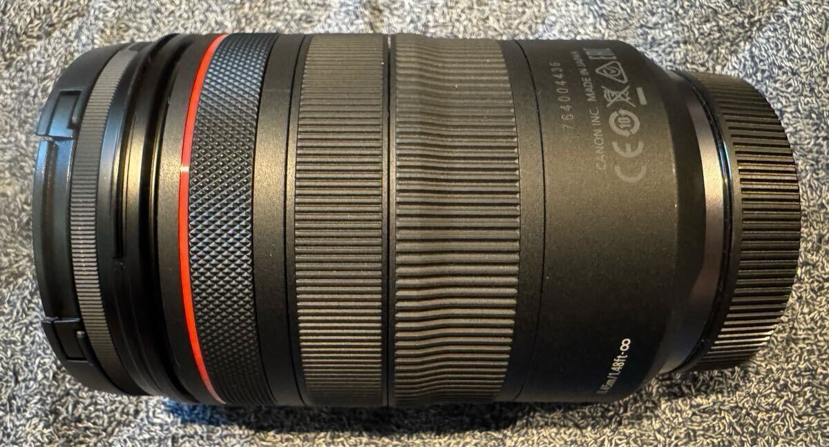 Canon 24-105mm ズームレンズ　RFレンズ【中古品】 ほぼ未使用】キヤノン Canon RF 24-105 F4 L IS USM IS L USM juros