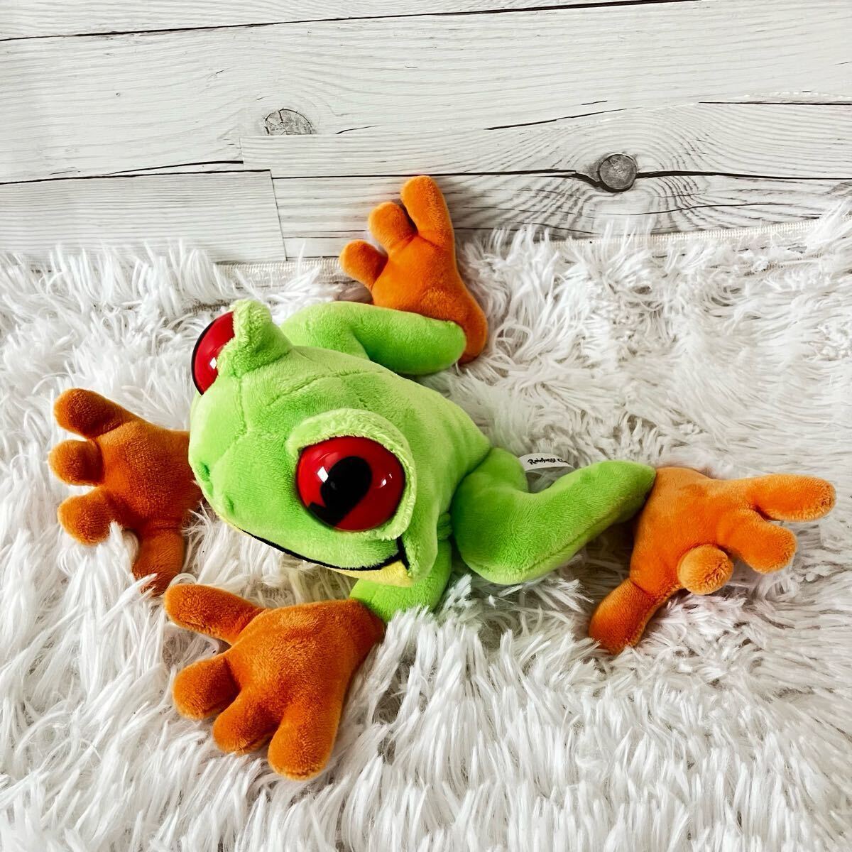 アカメアマガエル レインフォレストカフェ チャチャカ ぬいぐるみ