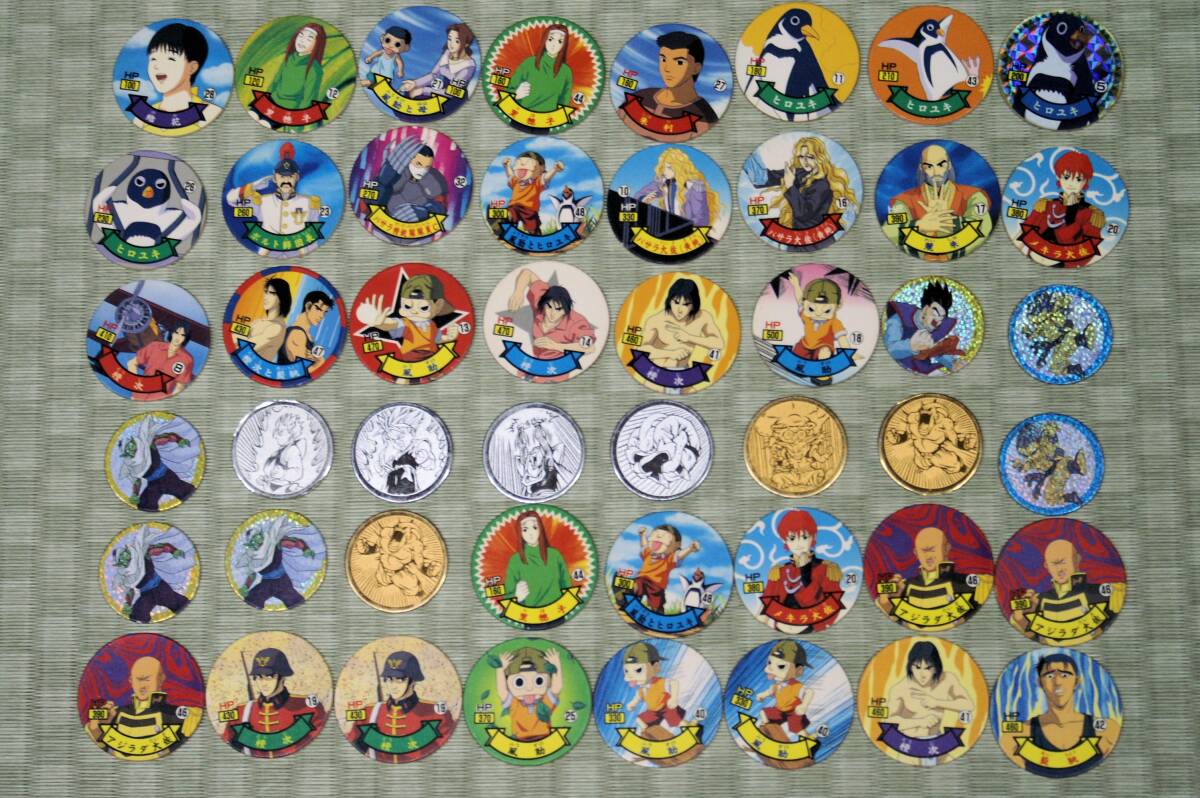 ♪♪ドラゴンボールZ メンコ 金 銀 忍空 丸めんこ NINKU 面子 48枚♪♪_1