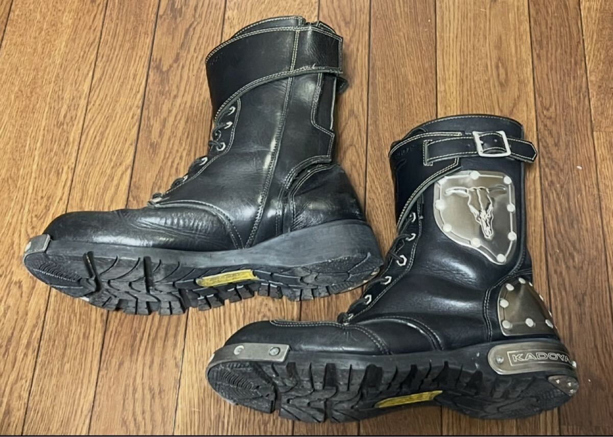 KADOYA カドヤ　ハンマーブーツ　ショート　シルバー　26.5cm _5