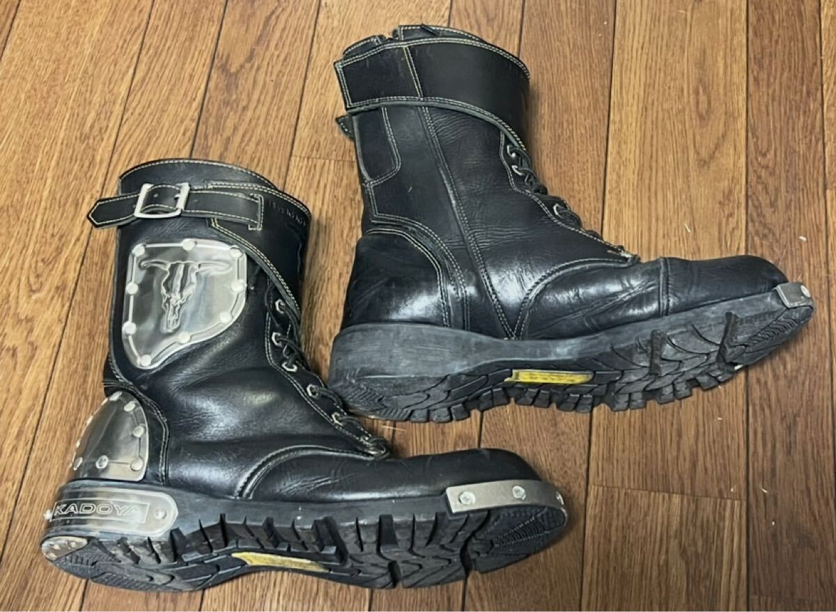 KADOYA カドヤ　ハンマーブーツ　ショート　シルバー　26.5cm _6