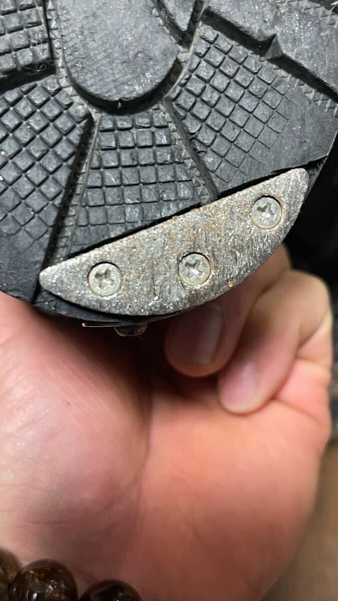 KADOYA カドヤ　ハンマーブーツ　ショート　シルバー　26.5cm _8