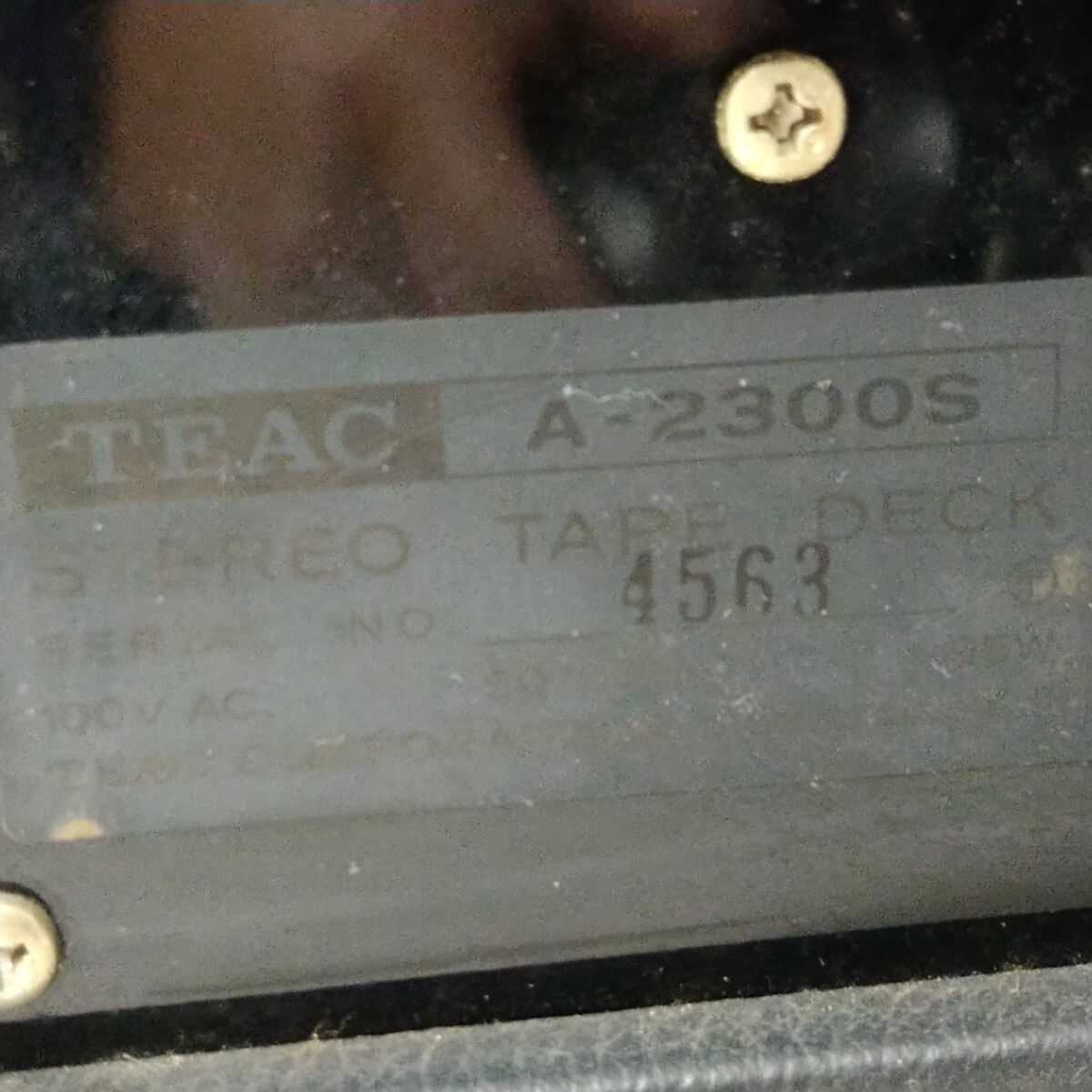 TEAC A-2300S ティアック オープンリールデッキ 本体 ステレオテープデッキ 音響機器_10