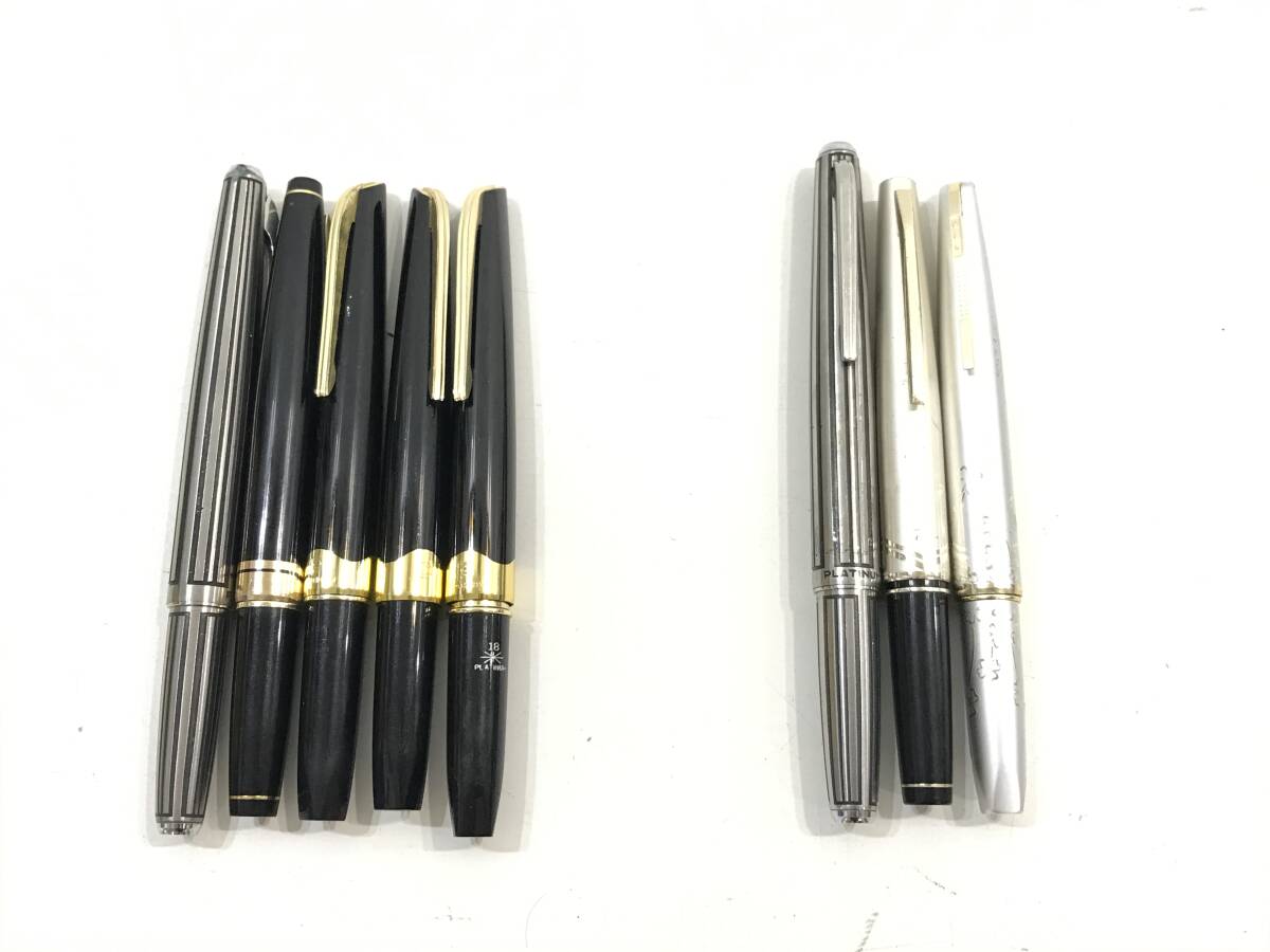 PLATINUM 万年筆 4本 ＋ saifor 万年筆 1本 まとめ売り 2.18.5【PLATINUM/Saifor】万年筆 ペン先 18K・14K まとめ売り