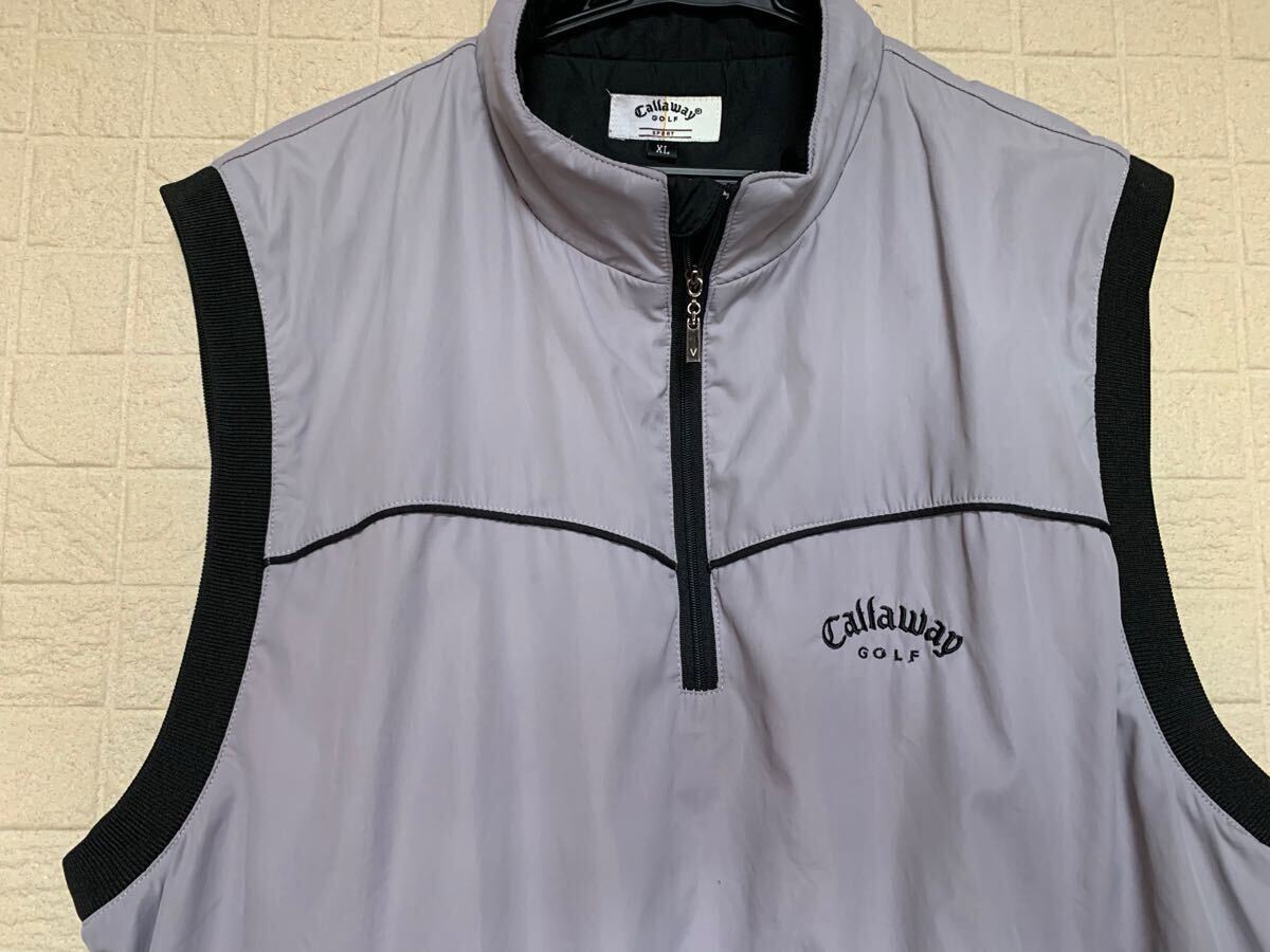 【キャロウェイ】Callaway ゴルフ ハーフジップ　ベスト サイズXL_1