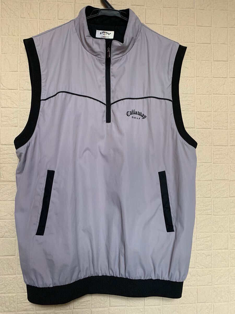 【キャロウェイ】Callaway ゴルフ ハーフジップ　ベスト サイズXL_2