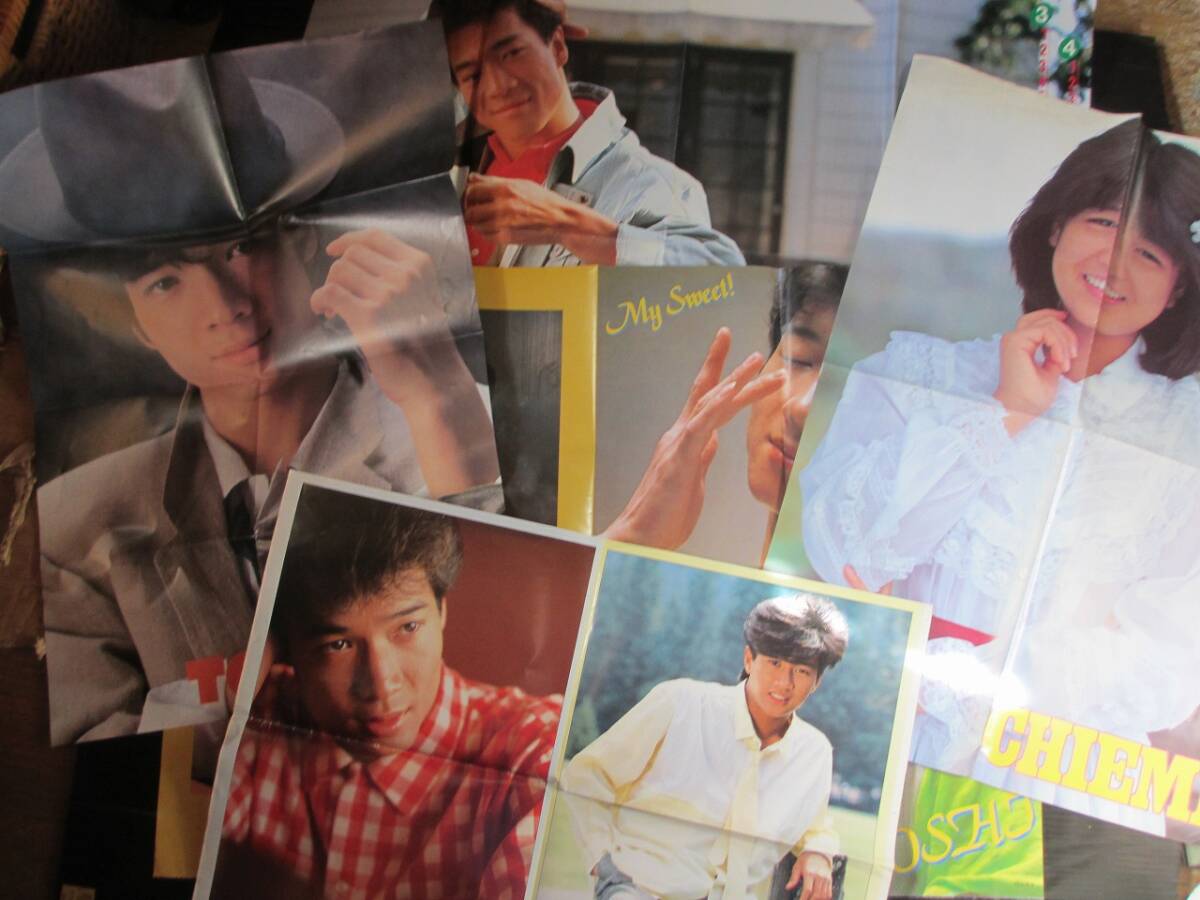 ■平凡・近代映画他付録(松田聖子水着・河合奈保子・小泉今日子・中森明菜・堀ちえみ・中山美穂他)ポスター多数_4