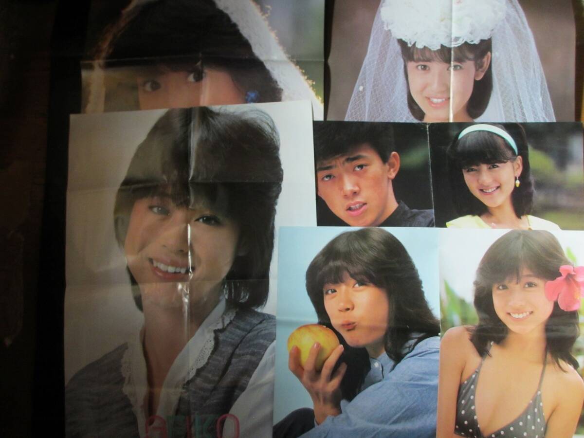 ■平凡・近代映画他付録(松田聖子水着・河合奈保子・小泉今日子・中森明菜・堀ちえみ・中山美穂他)ポスター多数_5