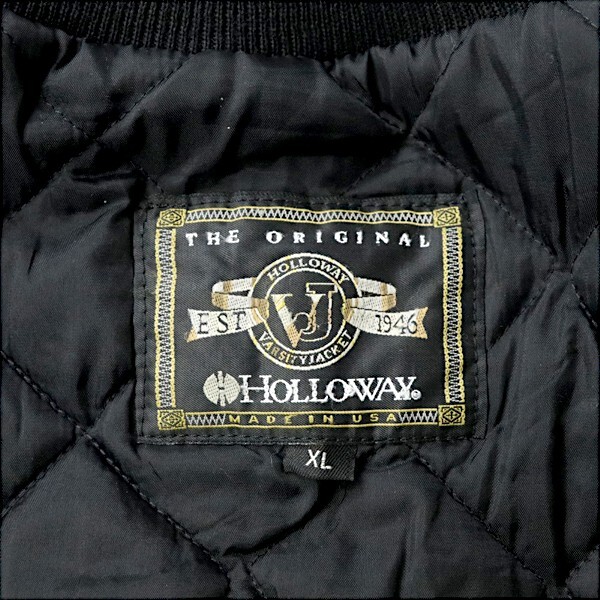 90s ヴィンテージ！美品 アメリカ製 HOLLOWAY ホロウェイ 中綿入り