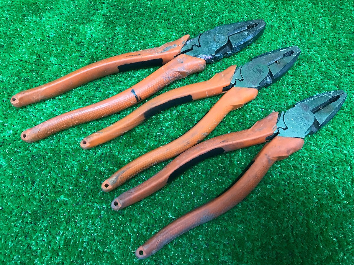 25本セット FUJIYA MERRY LOBSTER ロブスター SANKI ペンチ 大量 まとめ ハンドツール 手工具_2