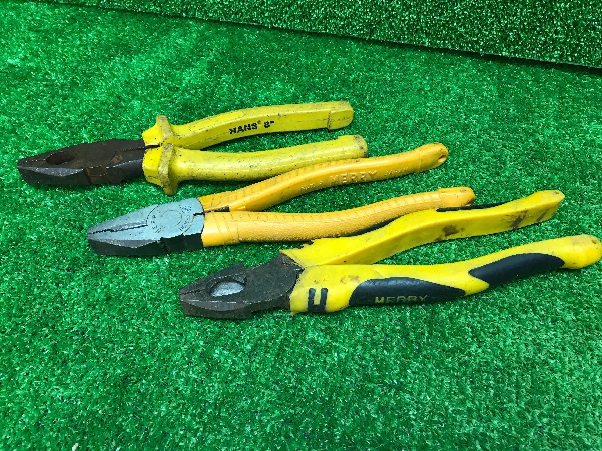 25本セット FUJIYA MERRY LOBSTER ロブスター SANKI ペンチ 大量 まとめ ハンドツール 手工具_3