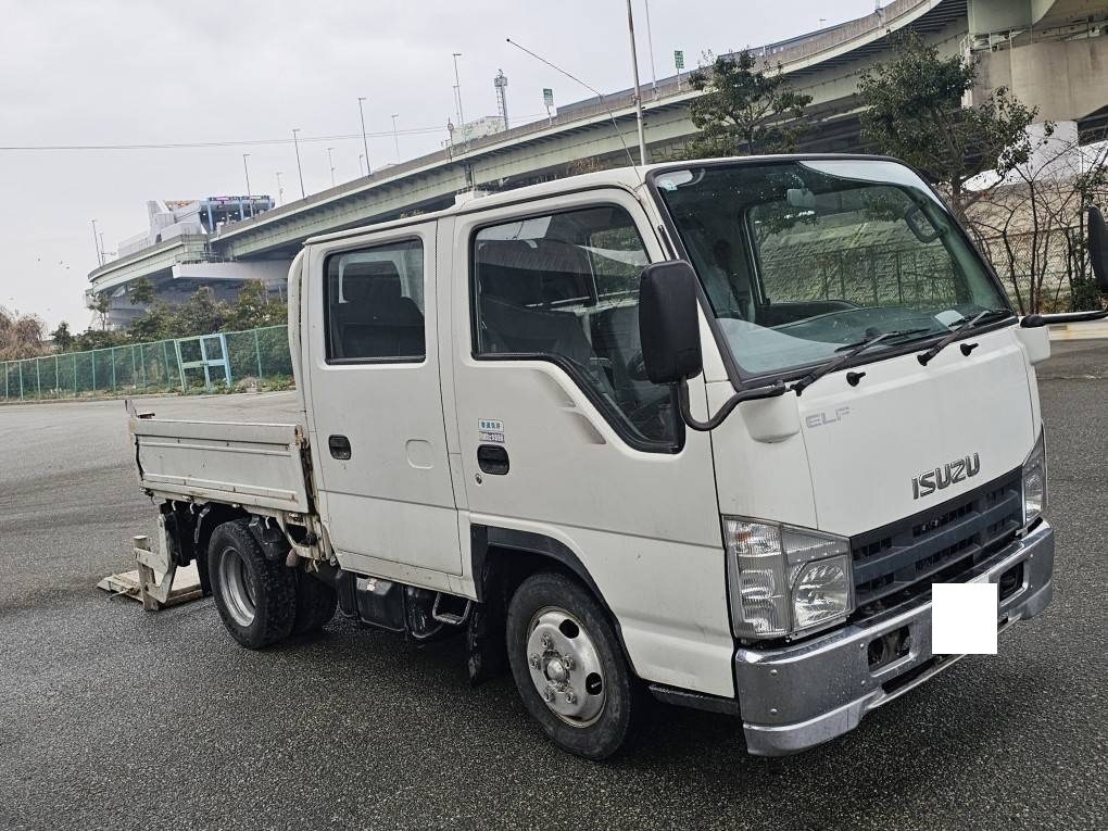H19年式★エルフWキャブパワーゲート★ディーゼルターボ★ＮＯＸ・ＰＭ適合★最大積載量2000kg★5速MT★6人乗り★売切り出品★いすゞ★_1