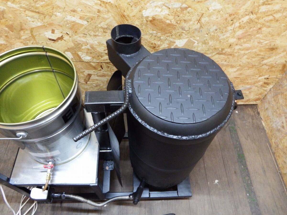 廃油ストーブ 煙突ストーブ 青森から 暖房 工場 小屋 旧車 ガレージ 